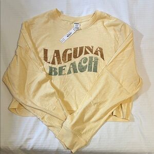 VSPink Laguna Beach Graphic Long sleeve NWT
